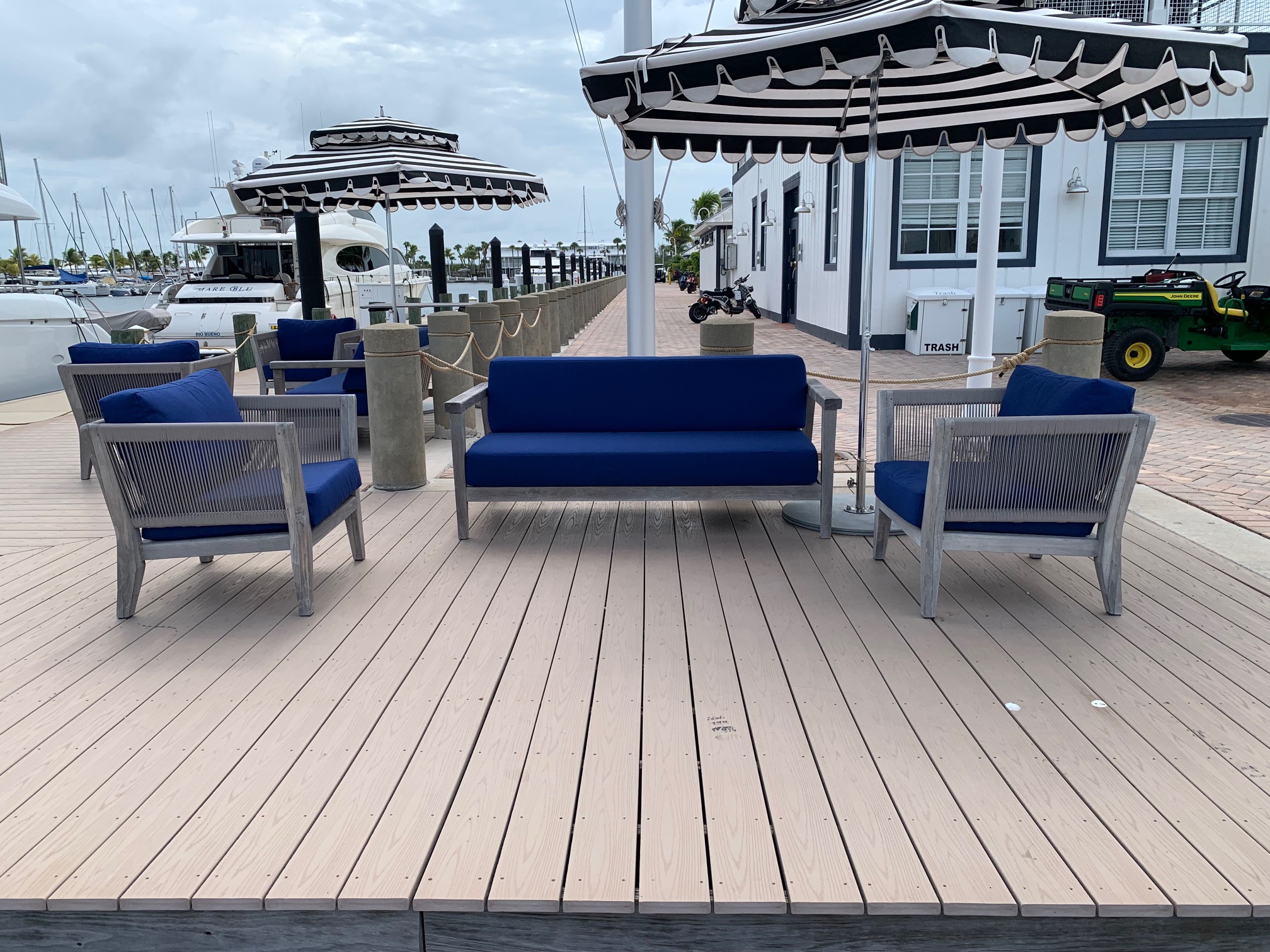 Outdoor Dock Seating — Marina / Dock